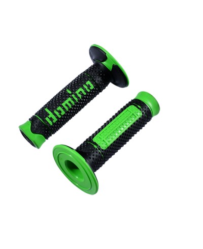 REVETEMENT/POIGNEE DOMINO A260 CROSS/ENDURO NOIR/VERT (PR) 120MM