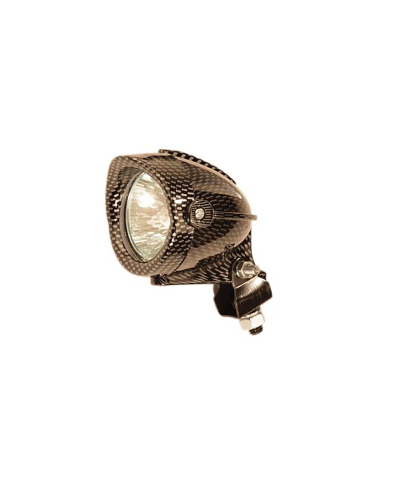 OPTIQUE/PROJECTEUR/ECLAIRAGE ADDITIONNEL TUN'R* HALOGENE CARBONE D50 ORIENTABLE X1 12V 20W