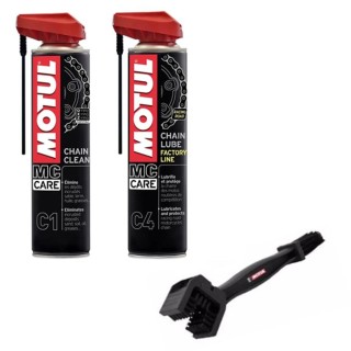 MOTUL - KIT CHAIN ROAD LUB FACTORY LINE 2 x 400ml