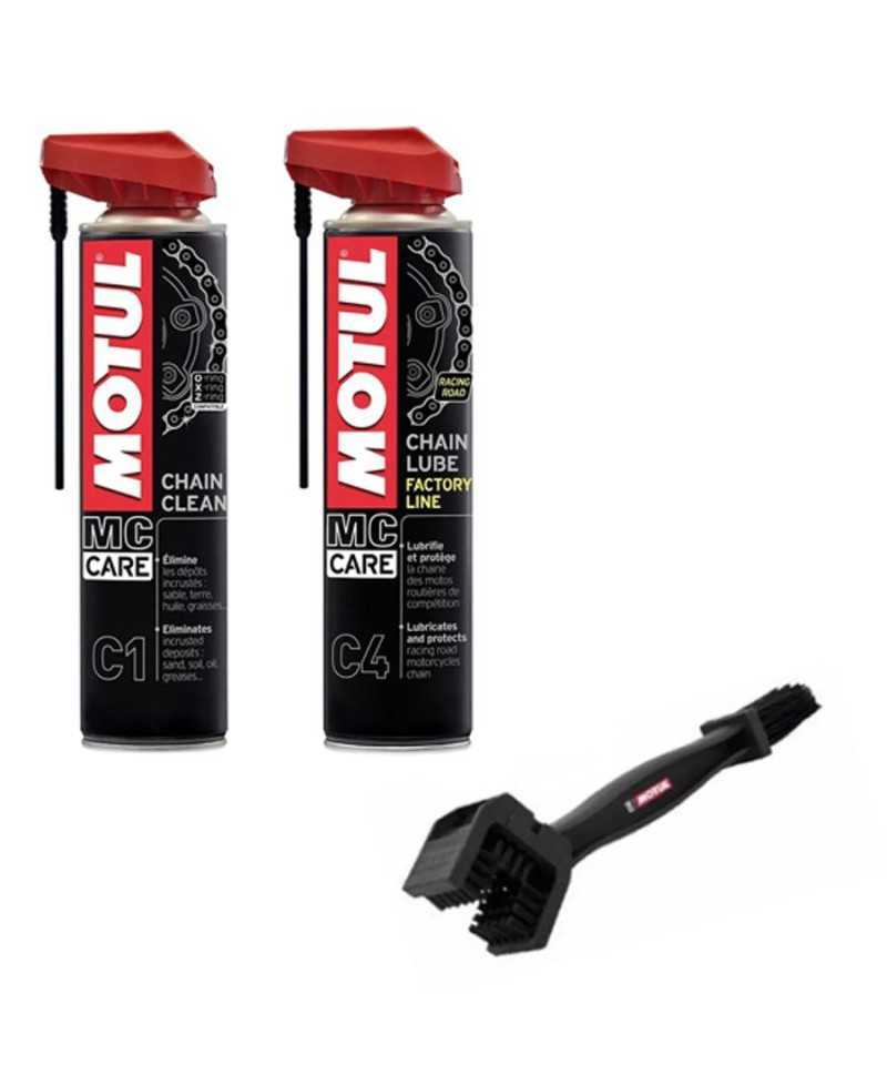 MOTUL - KIT CHAIN ROAD LUB FACTORY LINE 2 x 400ml