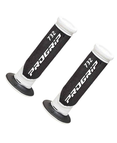 REVETEMENT/POIGNEE PROGRIP 732 NOIR/BLANC (PR) DOUBLE DENSITE 122MM
