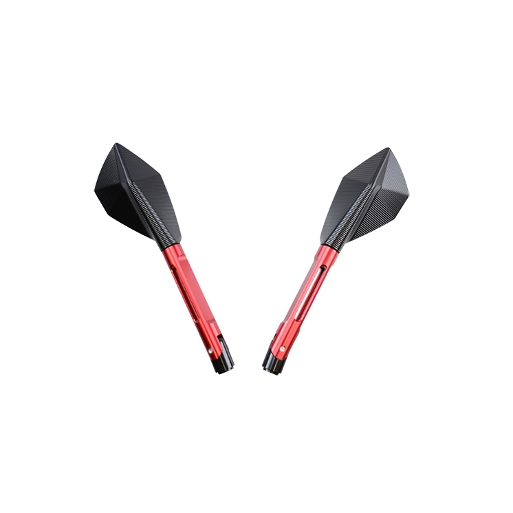 RETRO UNIVERSEL TUN'R* ECHO ALU CNC LONG NOIR/ROUGE (PR)