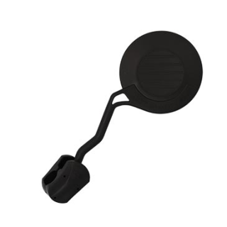 RETRO UNIVERSEL/ENDURO PLASTIQUE NOIR (GAUCHE) - RABATTABLE/REPLIABLE - HOMOLOGUE CE