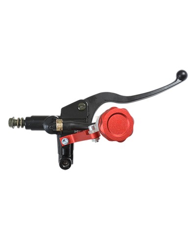 MAITRE CYLINDRE FREIN SCOOTER/MECABOTE AV UNIVERSEL TUN'R RESERVOIR PLAST. BOUCHON ROUGE