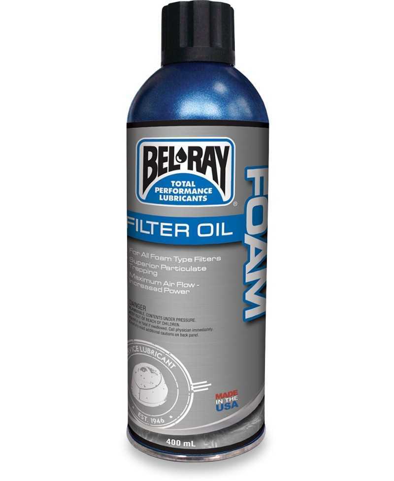 Huile pour filtres en mousse BEL-RAY 400ml