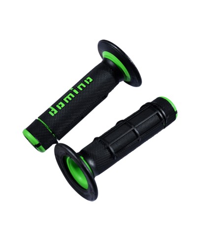 REVETEMENT/POIGNEE DOMINO A020 CROSS DOUBLE DENSITE NOIR/VERT (PR) 118MM