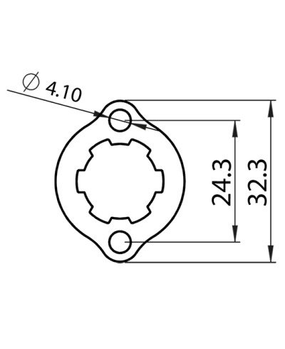 PLAQUETTE MAINTIEN PIGNON SORTIE BOITE ADAPT. DERBI EURO2/EURO3/EURO4 (SPECIFIQUE 11 DENTS