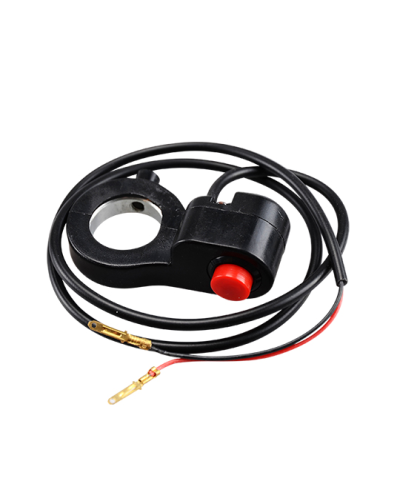 COMMODO/COMMUTATEUR TEKNIX ON/OFF UNIVERSEL NOIR (BOUTON POUSSOIR)