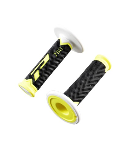 REVETEMENT/POIGNEE PROGRIP 788 NOIR/JAUNE FLUO/BLANC (PR) TRIPLE DENSITE