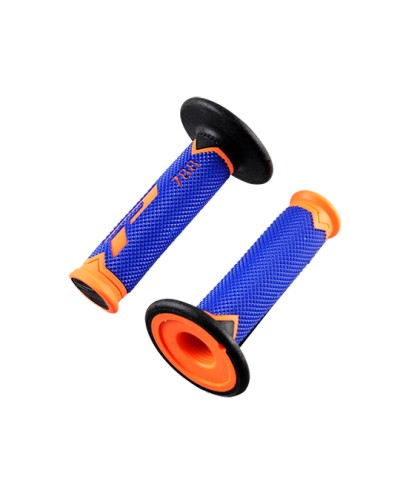 REVETEMENT/POIGNEE PROGRIP 788 BLEU/ORANGE FLUO/NOIR (PR) TRIPLE DENSITE 115MM