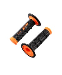 REVETEMENT/POIGNEE PROGRIP 791 NOIR/ORANGE FLUO (PR) DOUBLE DENSITE 115MM