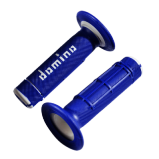 REVETEMENT/POIGNEE DOMINO A020 CROSS DOUBLE DENSITE BLEU/BLANC (PR) 118MM