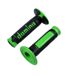 REVETEMENT/POIGNEE DOMINO A260 CROSS/ENDURO NOIR/VERT (PR) 120MM