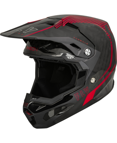 Casque FLY RACING Formula Carbon Tracer - Red/Black