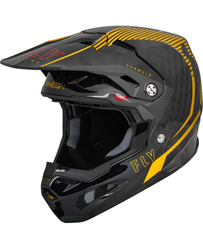 Casque FLY RACING Formula Carbon Tracer - Gold/Black