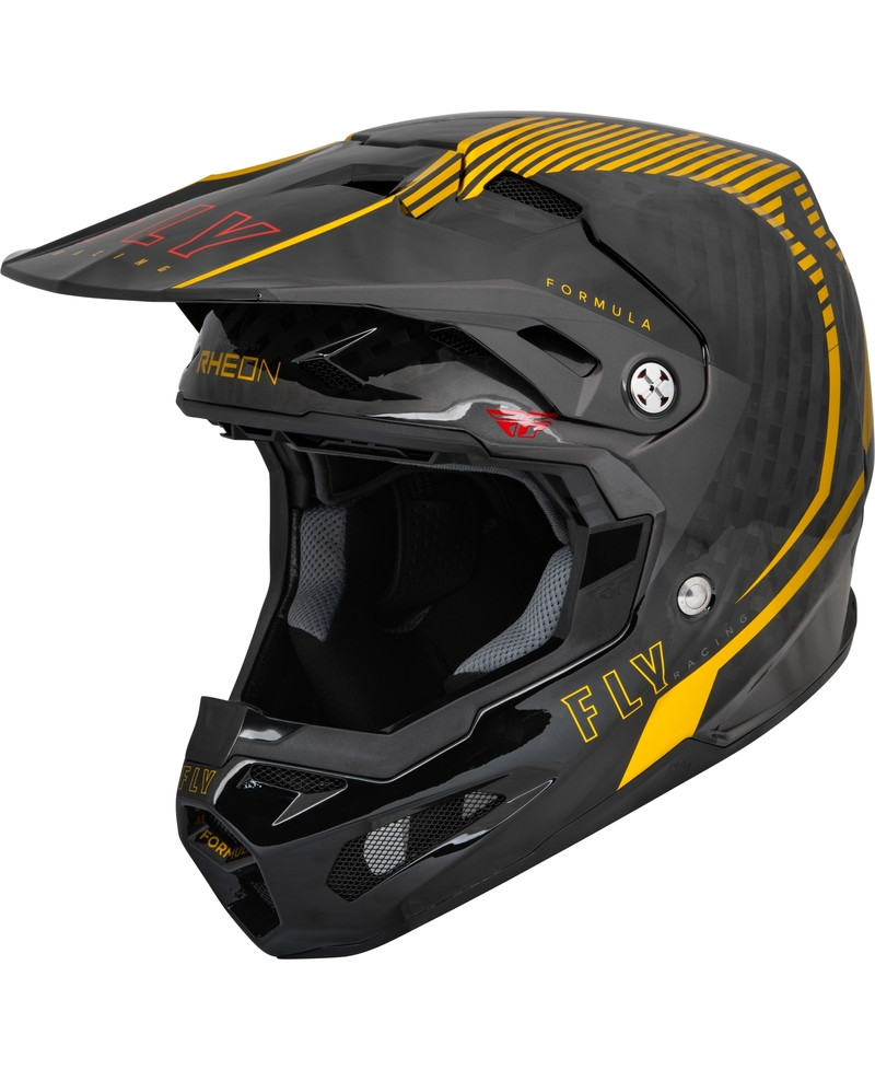 Casque FLY RACING Formula Carbon Tracer - Gold/Black