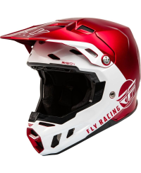 Casque FLY RACING Formula CC Centrum Rouge Metallic/Blanc M