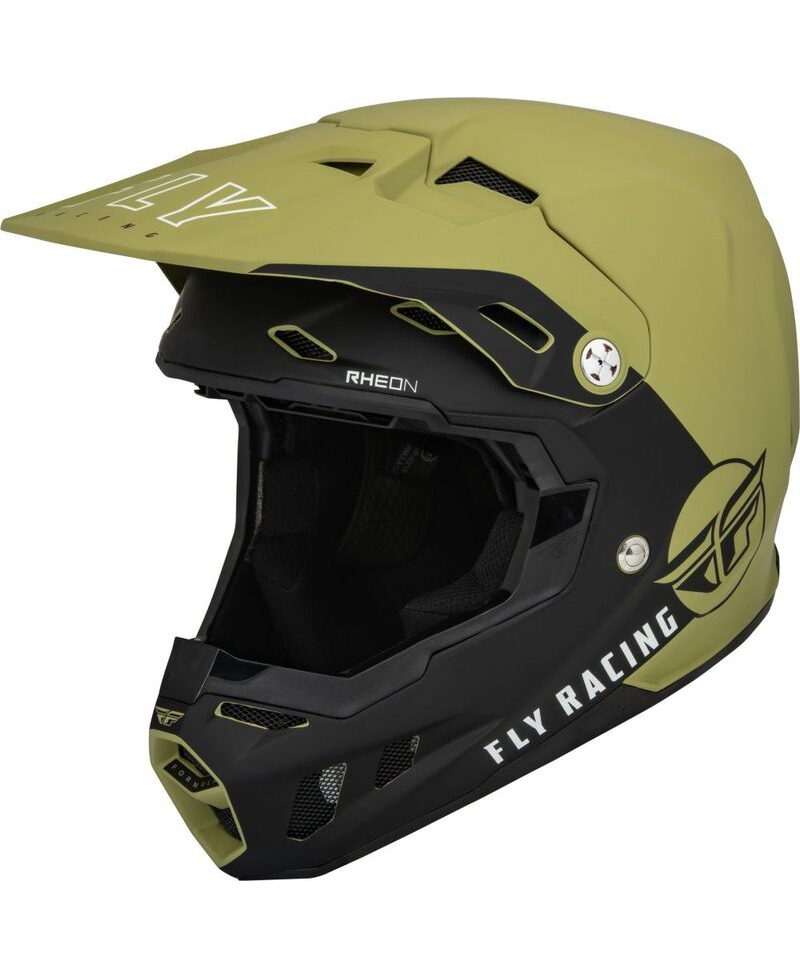 Casque FLY RACING Formula CC Centrum Vert Olive Mat/Noir M