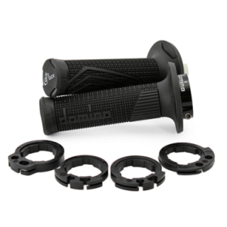 REVETEMENT/POIGNEE DOMINO D-LOCK CROSS/ENDURO/OFF ROAD NOIR (PR) 116MM
