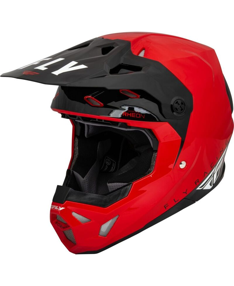 Casque FLY RACING Formula CP Slant Rouge/Noir/Blanc S