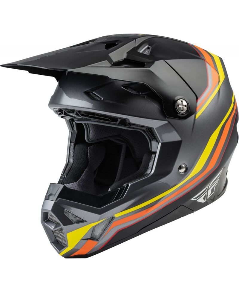 Casque FLY RACING Formula CP S.E. Speeder Noir/Jaune/Rouge XL
