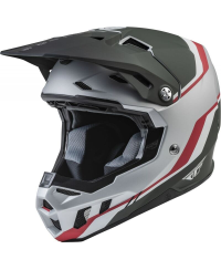 Casque FLY RACING Formula CC Driver Silver/Rouge/Blanc XL