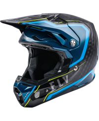 Casque FLY RACING Formula Carbon Axon Noir/Bleu XL