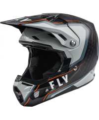 Casque FLY RACING Formula Carbon Axon Noir/Gris/Orange L