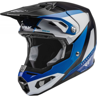Casque FLY RACING Formula Carbon Prime Bleu/Blanc/Bleu Carbon L
