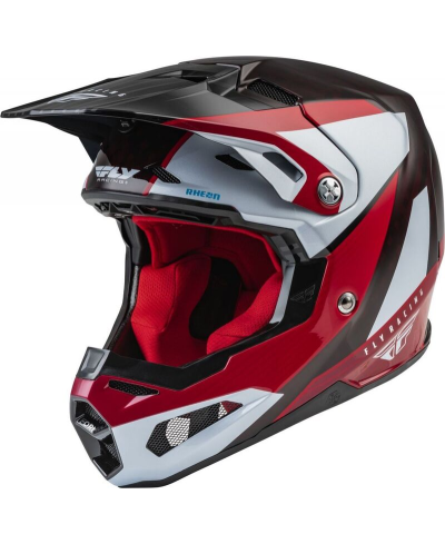 Casque FLY RACING Formula Carbon Prime Rouge/Blanc/Rouge Carbon XL