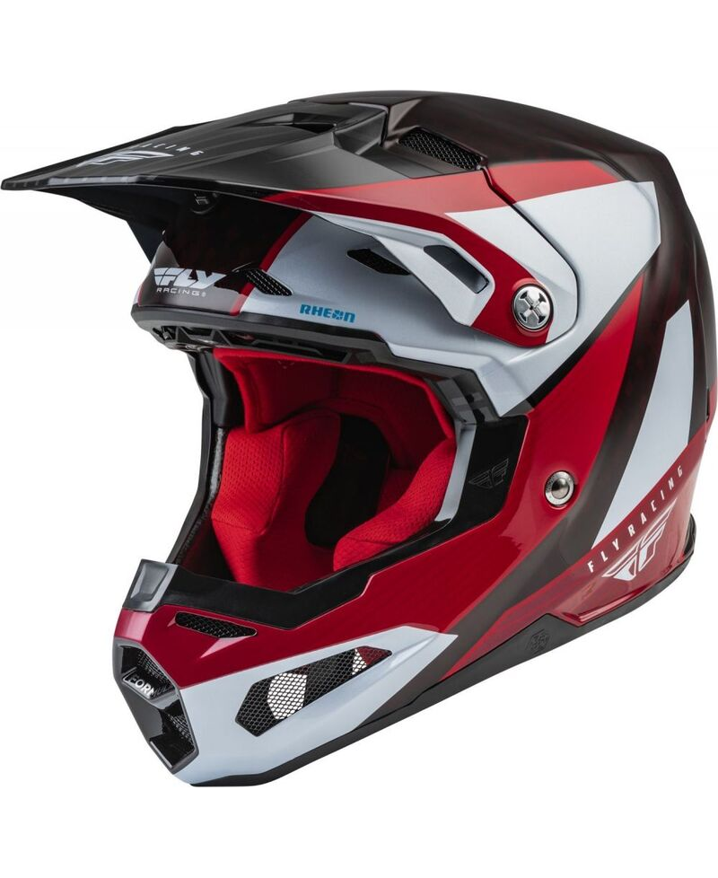 Casque FLY RACING Formula Carbon Prime Rouge/Blanc/Rouge Carbon XL