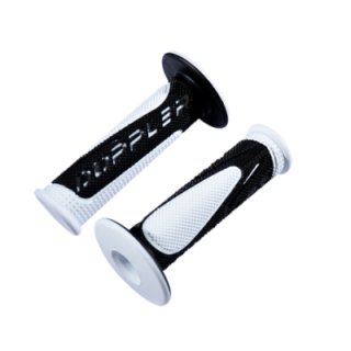 REVETEMENT/POIGNEE DOPPLER GRIP RADICAL BLANC/NOIR (PR)