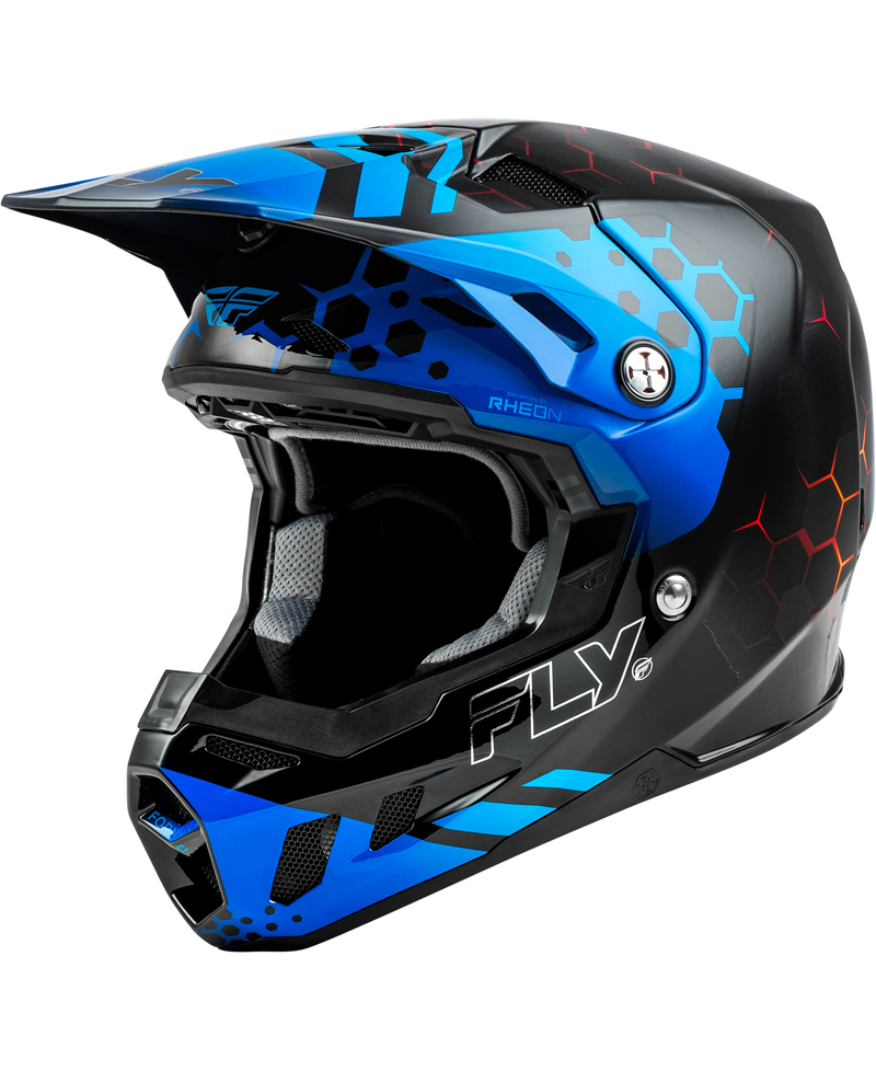 Casque FLY RACING Formula CC Tektonic - noir/bleu/rouge