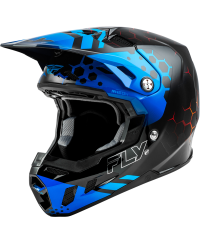Casque FLY RACING Formula CC Tektonic - noir/bleu/rouge