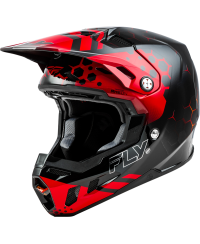 Casque FLY RACING Formula CC Tektonic - noir/rouge/orange