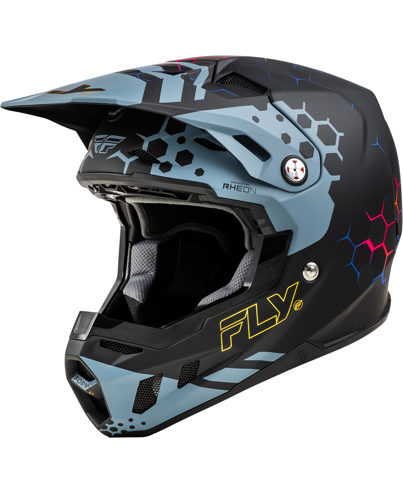Casque FLY RACING Formula CC Tektonic - noir mat/Slate