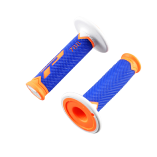 REVETEMENT/POIGNEE PROGRIP 788 BLEU/ORANGE FLUO/BLANC (PR) TRIPLE DENSITE 115MM