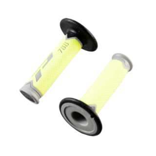 REVETEMENT/POIGNEE PROGRIP 788 JAUNE FLUO/BLANC/NOIR (PR) TRIPLE DENSITE 115MM