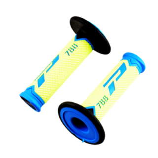 REVETEMENT/POIGNEE PROGRIP 788 JAUNE FLUO/BLEU/NOIR (PR) TRIPLE DENSITE 115MM