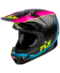 Casque FLY RACING Formula CC L.E. Underglow - gris/rose/bleu