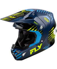 Casque FLY RACING Formula CP Slice - Navy/Hi-Vis/blanc