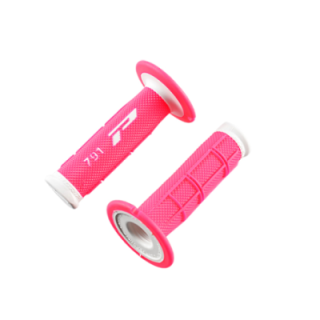 REVETEMENT/POIGNEE PROGRIP 791 FUSHIA/BLANC (PR) DOUBLE DENSITE 115MM
