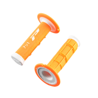 REVETEMENT/POIGNEE PROGRIP 791 ORANGE FLUO/BLANC (PR) DOUBLE DENSITE 115MM