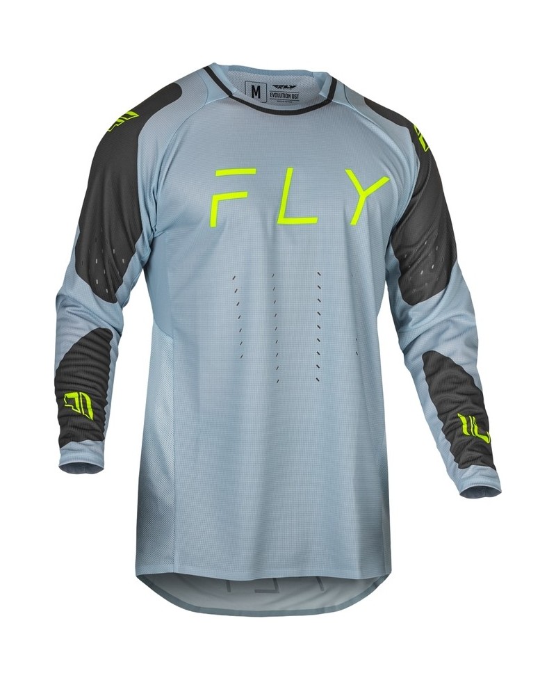 Maillot FLY RACING Evolution DST - Ice Grey/anthracite/vert fluo