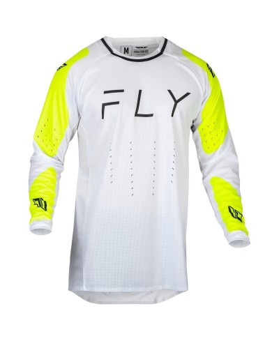 Maillot FLY RACING Evolution DST - blanc/Hi-Vis