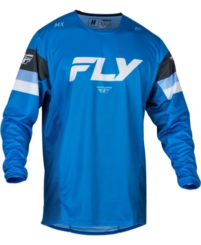 Maillot FLY RACING Kinetic Prix - Bright Blue/anthracite/blanc