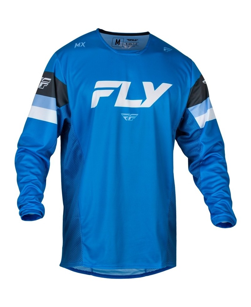Maillot FLY RACING Kinetic Prix - Bright Blue/anthracite/blanc