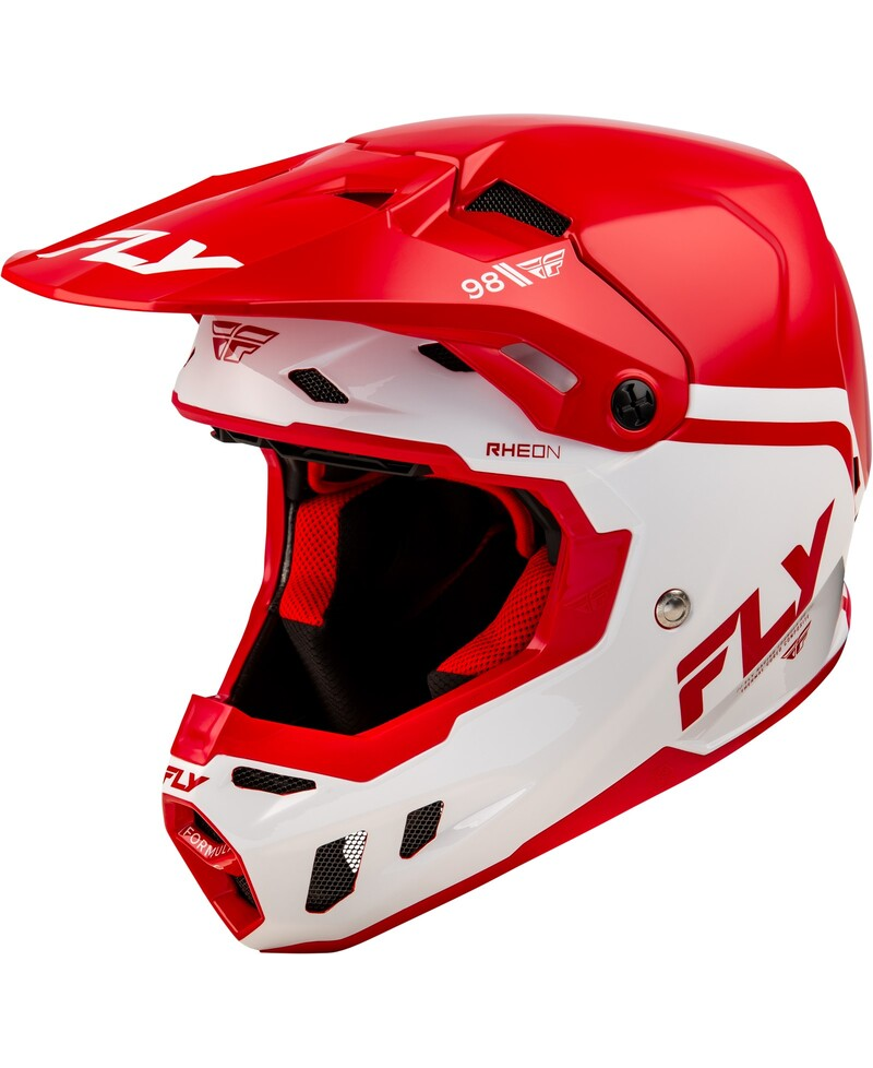 Casque FLY RACING Formula CC Objective - rouge/blanc