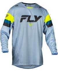 Maillot FLY RACING Kinetic Prix - Ice Grey/anthracite/Hi-Vis
