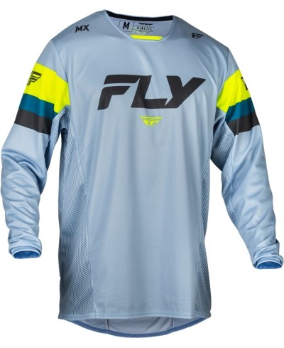 Maillot FLY RACING Kinetic Prix - Ice Grey/anthracite/Hi-Vis